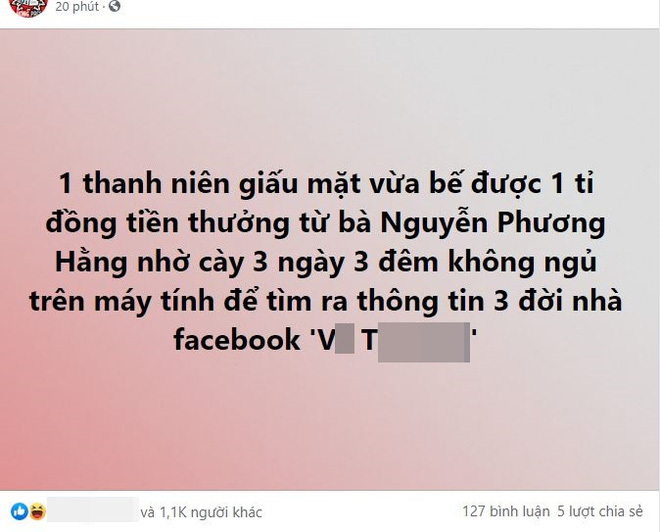 Đã có người tìm ra danh tính antifan, ẵm trọn 1 tỷ đồng thưởng nóng từ bà Phương Hằng?-1