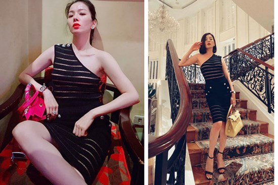 Lệ Quyên ngày càng thích lăng xê kiểu áo 