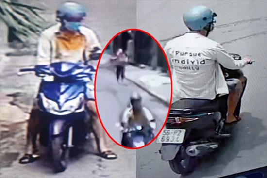 2 tên cướp dàn cảnh tinh vi, giật chiếc túi xách chứa gần 200 triệu của chủ tiệm tạp hóa ở TP.HCM