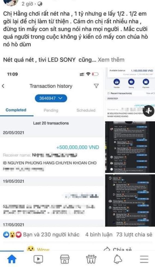 Sốc: Nam thanh niên giúp bà Phương Hằng tìm ra anti fan khoe đã nhận nóng” 1 tỷ đồng tiền thưởng từ bà chủ Đại Nam theo đúng lời hứa ban đầu!-1