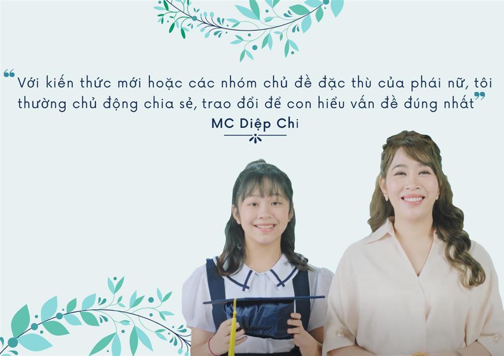 MC Diệp Chi và tác giả Thu Hà gây bất ngờ khi chia sẻ về cách chuẩn bị hành trang tương lai cho con gái-1