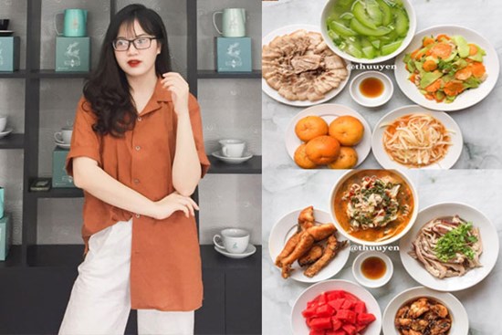 Biết nấu ăn từ năm 8 tuổi, sinh viên Hải Dương vào bếp cả tuần không lặp món, nhìn mâm cơm gia đình 3 thế hệ ai cũng trầm trồ