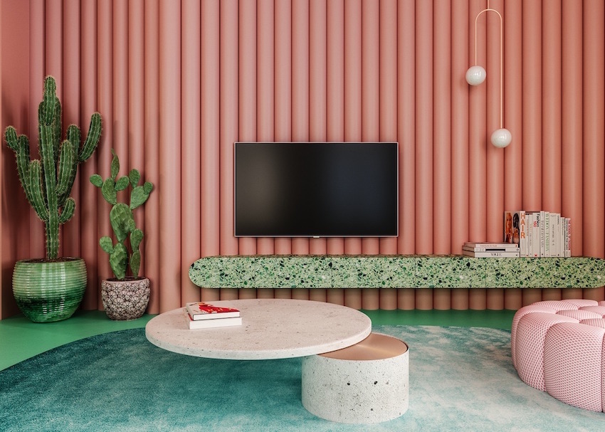 Trang trí nhà với 2 gam màu chủ đạo xanh lá và hồng, gia chủ ngỡ bị quê nhưng thành quả lại đẹp mê thế này-2