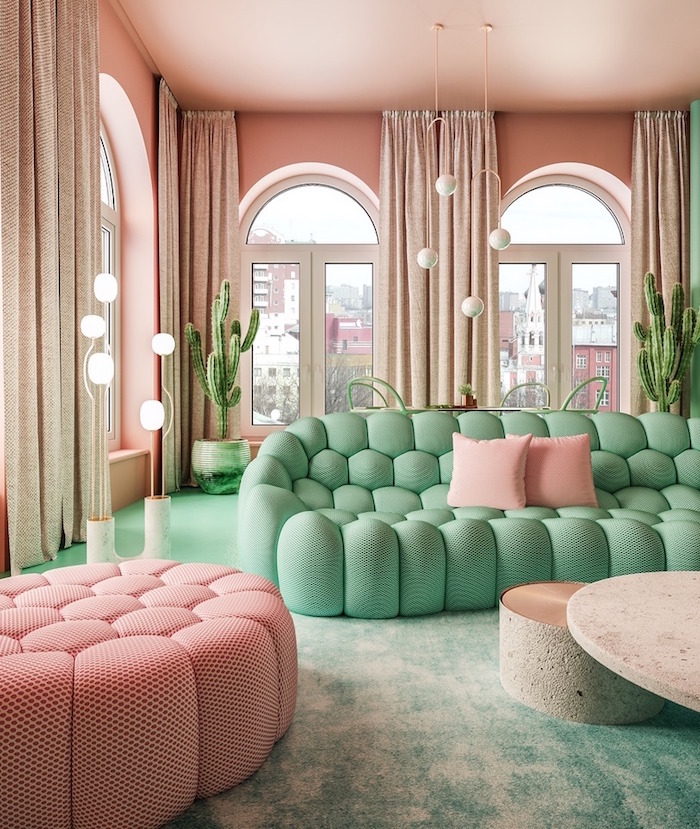 Trang trí nhà với 2 gam màu chủ đạo xanh lá và hồng, gia chủ ngỡ bị quê nhưng thành quả lại đẹp mê thế này-3