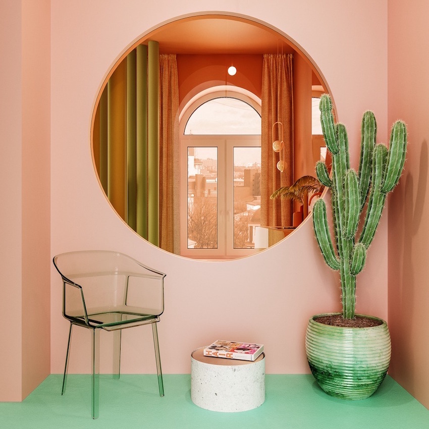 Trang trí nhà với 2 gam màu chủ đạo xanh lá và hồng, gia chủ ngỡ bị quê nhưng thành quả lại đẹp mê thế này-5