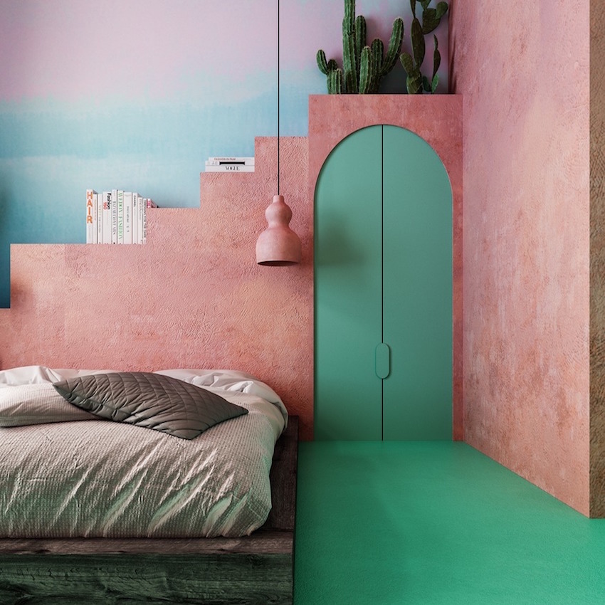 Trang trí nhà với 2 gam màu chủ đạo xanh lá và hồng, gia chủ ngỡ bị quê nhưng thành quả lại đẹp mê thế này-7