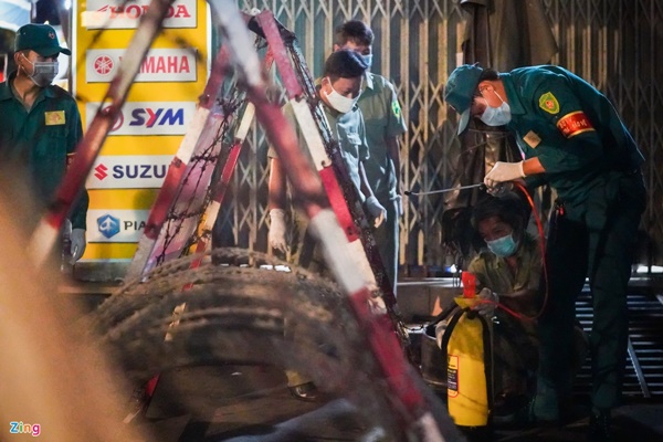 Phong tỏa con hẻm tại quận Gò Vấp liên quan ca nghi nhiễm nCoV-2