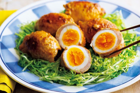 Trứng lòng đào bọc thịt sốt mặn ngọt, cả nhà ai cũng khen xuýt xoa