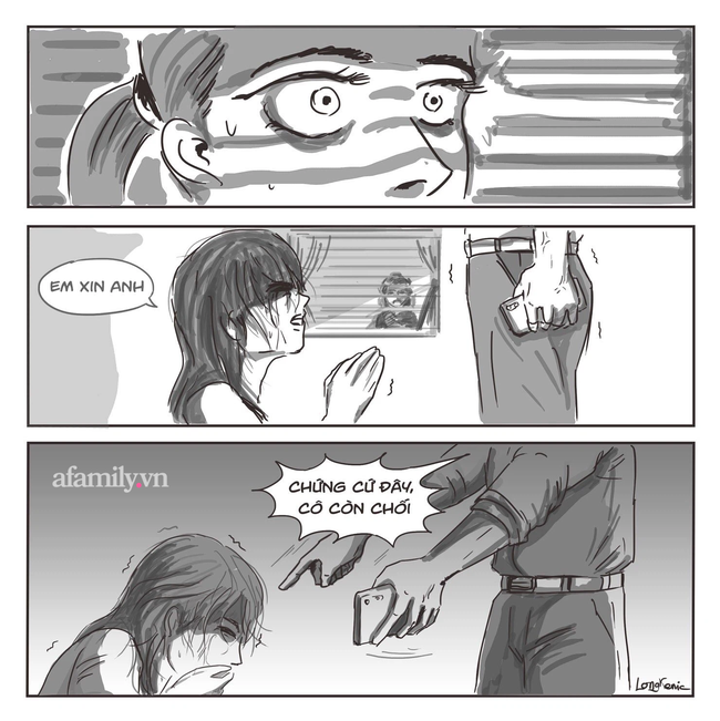 Đến nhà chị gái đón con, tôi sửng sốt khi trông thấy chị gái quỳ rạp dưới chân anh rể-1