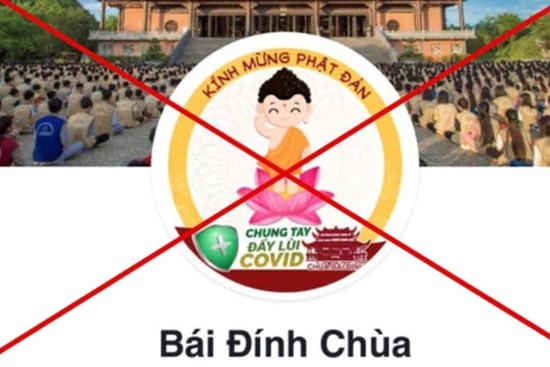 Giả mạo tài khoản Facebook chùa Bái Đính kêu gọi từ thiện