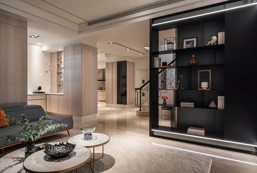 Căn nhà 100m2 của cặp vợ chồng mới cưới có thiết kế nhẹ nhàng không kém phần sang chảnh, tận dụng tối đa từng tấc đất, ấn tượng nhất là chi tiết thiết kế quầy bar giải trí ngay tại nhà-3