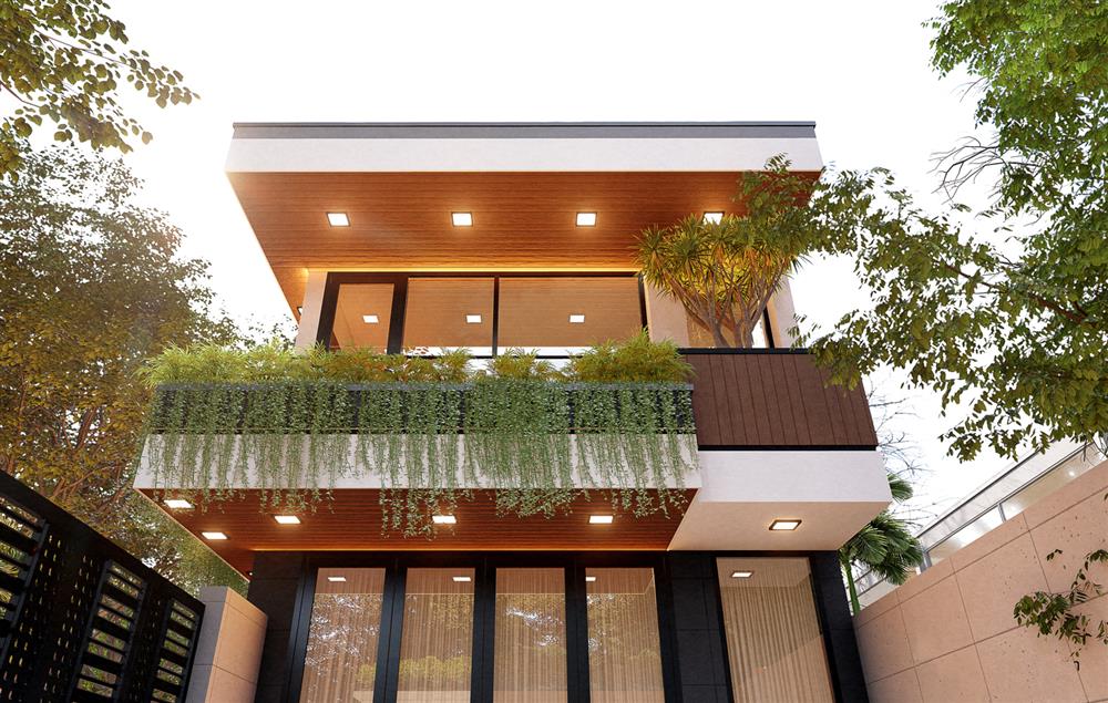 Ngôi nhà nhỏ hẹp ở Nghệ An vẫn đủ sân vườn, không gian sống xanh-1