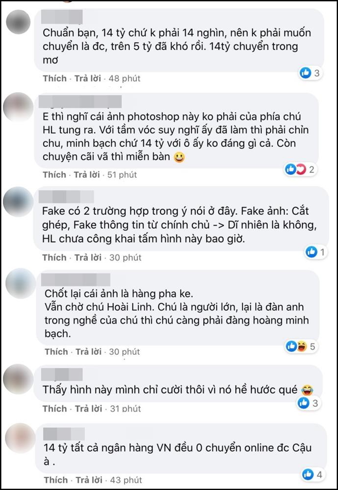 Cộng đồng mạng xôn xao trước nghi vấn bức ảnh Hoài Linh chuyển khoản 14 tỷ đồng là giả-7