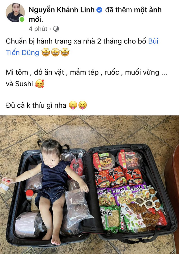 Vợ Bùi Tiến Dũng chuẩn bị cả thế giới cho chồng đi thi đấu cùng tuyển Việt Nam-1