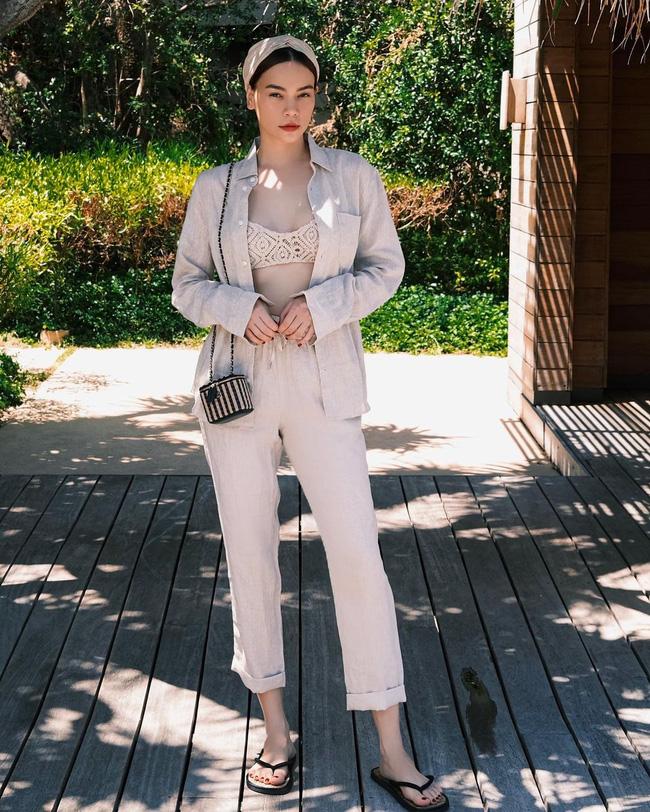 Học sao Việt lên đồ combo đồng màu mát mẻ, chẳng tốn công mix&match-7