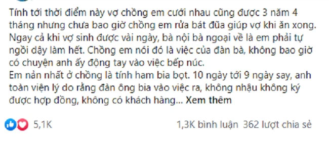 Không sai được vợ rửa bát, chồng gọi sang trách nhà ngoại nhưng màn facetime ngay sau đó của cô lại khiến anh hoảng hồn-1