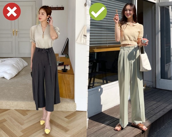 5 lỗi diện đồ khiến bạn không bao giờ được khen mặc đẹp, vóc dáng lùn hẳn đi 5cm-3