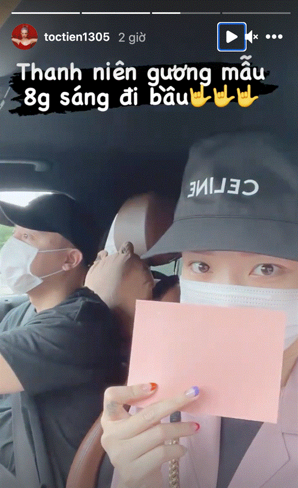 Sao Việt nô nức đi bầu cử: Tiểu Vy, Huyền My dậy sớm làm thanh niên gương mẫu, Khánh Vân từ Mỹ cũng hào hứng hưởng ứng-1