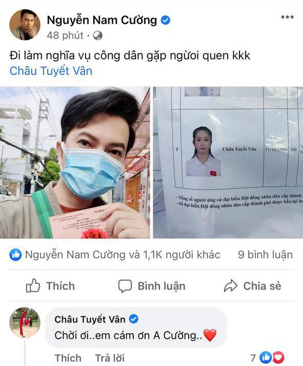 Sao Việt nô nức đi bầu cử: Tiểu Vy, Huyền My dậy sớm làm thanh niên gương mẫu, Khánh Vân từ Mỹ cũng hào hứng hưởng ứng-11