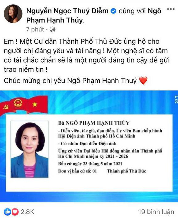 Sao Việt nô nức đi bầu cử: Tiểu Vy, Huyền My dậy sớm làm thanh niên gương mẫu, Khánh Vân từ Mỹ cũng hào hứng hưởng ứng-12