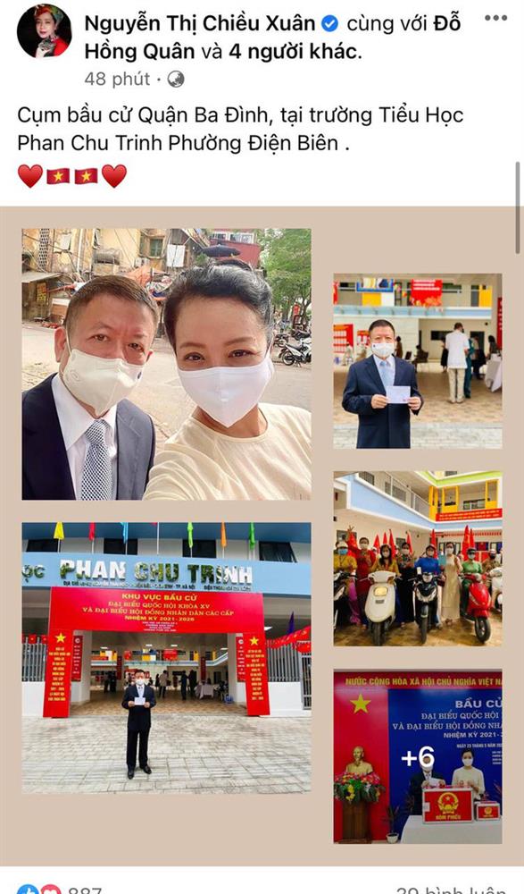 Sao Việt nô nức đi bầu cử: Tiểu Vy, Huyền My dậy sớm làm thanh niên gương mẫu, Khánh Vân từ Mỹ cũng hào hứng hưởng ứng-13