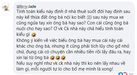 Vợ bức xúc vì chồng biếu bố mẹ đẻ 8 triệu/tháng trong khi cho bố mẹ vợ có 3 triệu, đọc cả câu chuyện cư dân mạng lại cứ thấy sai sai-5