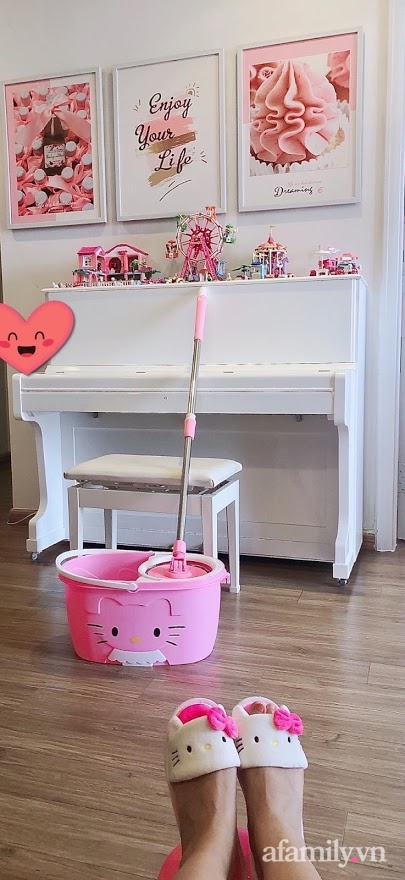Căn hộ màu hường phấn tưởng chỉ có trong cổ tích ở Hà Nội, gia đình bật mí chi phí trang trí chỉ 80 triệu đồng-6