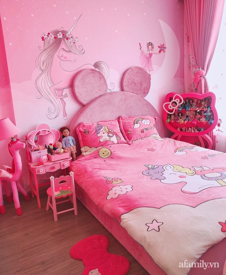 Căn hộ màu hường phấn tưởng chỉ có trong cổ tích ở Hà Nội, gia đình bật mí chi phí trang trí chỉ 80 triệu đồng-7