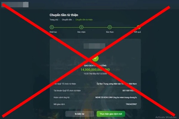 Làm rõ hình ảnh sao kê giao dịch từ thiện 14 tỷ đồng của NS Hoài Linh, ca sĩ Mỹ Lệ từng bênh vực nay cũng phải xóa dấu vết-1