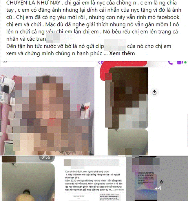 Đăng ảnh lỡ dính vật kỷ niệm của tình cũ, cô gái bị vợ người ta dằn mặt, gửi kèm clip giường chiếu để khoe khoang!-1