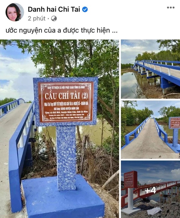 NS Hoài Linh vừa lên tiếng, vợ cố NS Chí Tài công bố luôn hình ảnh liên quan đến quỹ từ thiện lập từ 2 tỷ tiền phúng viếng-1