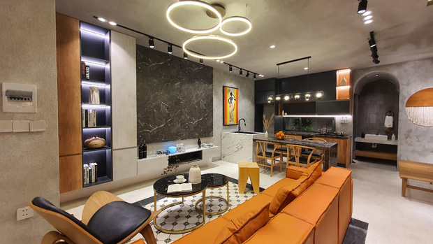 Mua được đất vàng trong hẻm, vợ chồng Đà Nẵng xây nhà tiền tỷ với không gian thoáng đãng, mặt tiền ốp đá khó đụng hàng-5