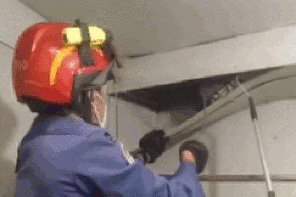 Bắt trăn dài 6m ‘cố thủ’ trên trần nhà dân