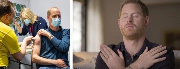 Hoàng tử William khiến em dâu Meghan xấu hổ với câu nói đùa vô thưởng vô phạt, hoàn toàn đè bẹp em trai Harry trên truyền thông-3