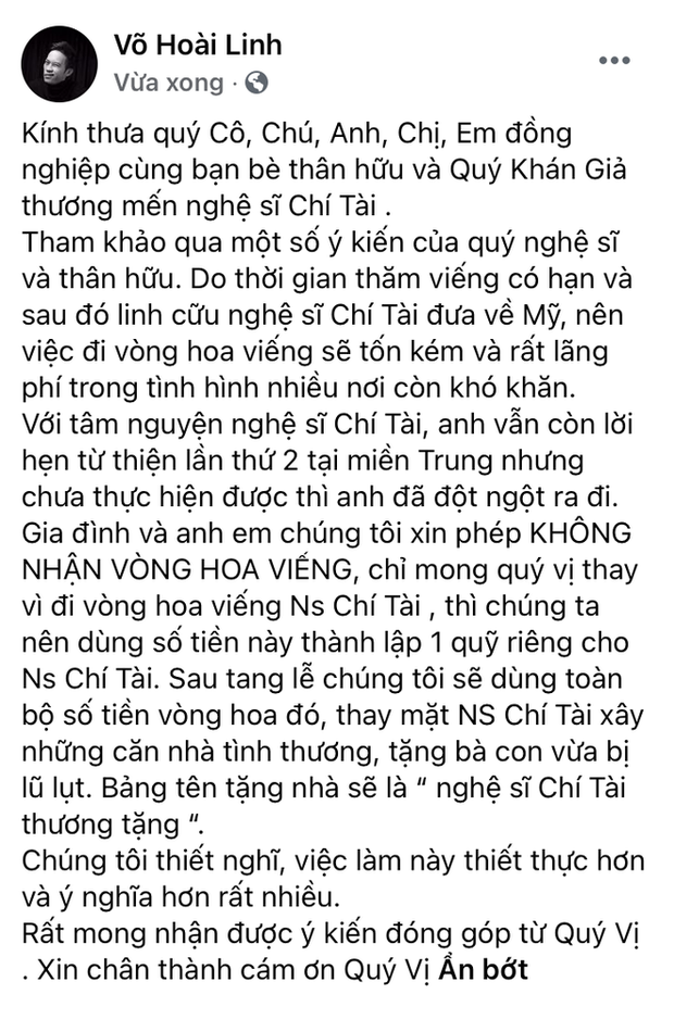 NS Hoài Linh đã làm gì trong 6 tháng qua sau khi nhận quyên góp 13,7 tỷ đồng?-5