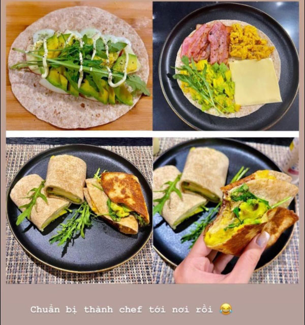 Làm dâu hào môn&nbsp;Phanh Lee vẫn đích thân vào bếp nấu ăn, xem ra ngày càng đảm đang lại chịu khó bày biện đẹp mắt-2