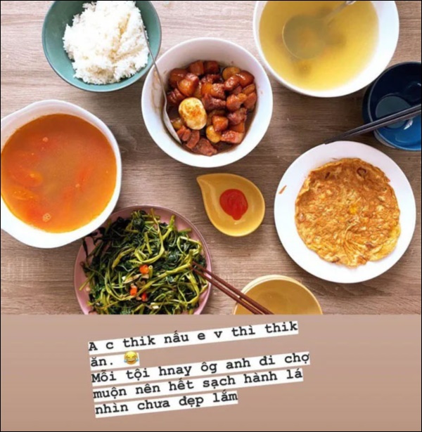 Làm dâu hào môn&nbsp;Phanh Lee vẫn đích thân vào bếp nấu ăn, xem ra ngày càng đảm đang lại chịu khó bày biện đẹp mắt-5