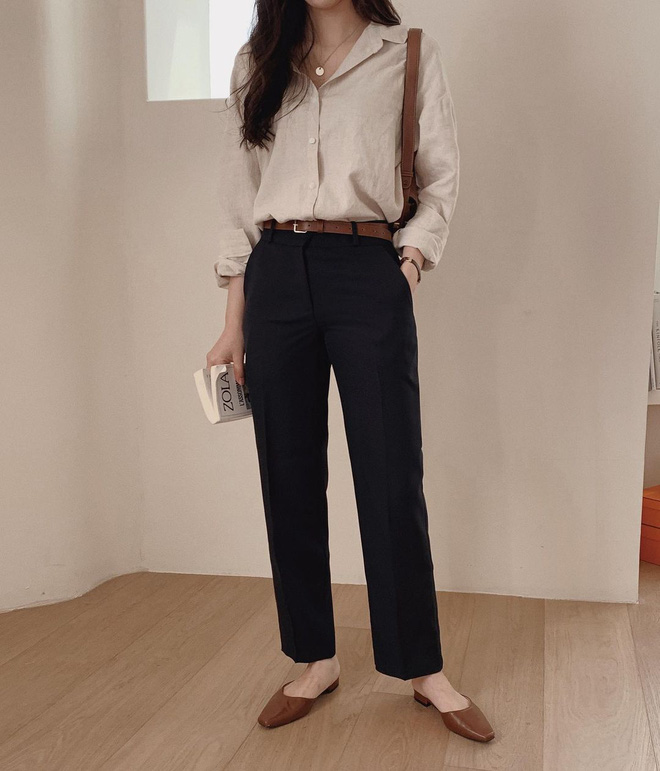 Diện quần âu thì đừng cầu kỳ, cứ mix theo 4 cách đơn giản sau là style công sở lên hương-6