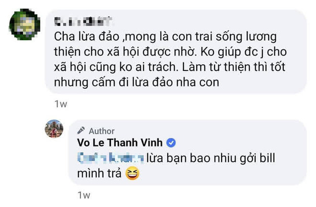 Bố bị antifan tố lừa đảo, con trai Hoài Linh đáp trả cực căng: Lừa bạn bao nhiêu gửi bill tôi trả”-2