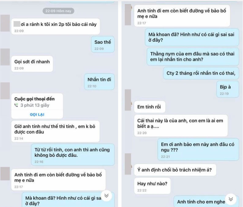 Chia tay có bồ mới 2 tháng, cô gái bất ngờ mang bầu bắt người yêu cũ nhận làm cha, anh chàng bức xúc không nhận cô gái liền dằn mặt anh có biết lấy em là mơ ước bao người”!?-2