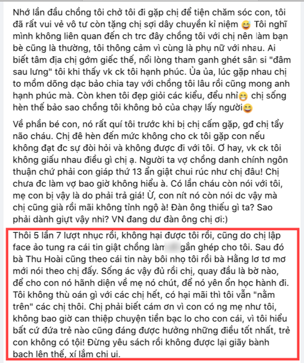 Vy Oanh lên tiếng căng đét trước tin đồn lộ ảnh sex, gọi thẳng tên vợ cũ của ông xã đại gia, Hoa hậu Thu Hoài và bà Hằng đối chất-3