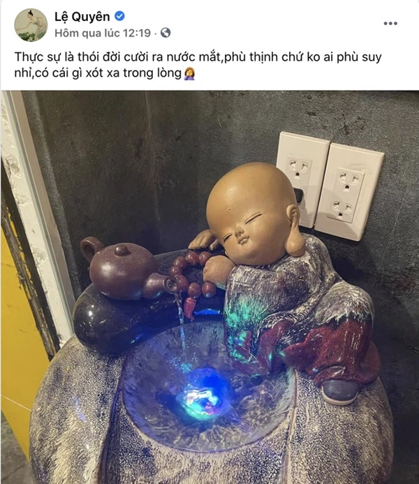 Bị netizen cho là đang cà khịa bà Phương Hằng, Lệ Quyên đăng loạt triết lý cực deep để đáp trả?-1