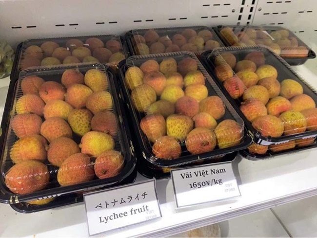 Bất ngờ giá bán quả vải Việt Nam ở siêu thị Nhật lên tới nửa triệu mỗi kg-3