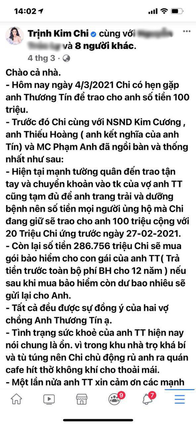 NS Trịnh Kim Chi lên tiếng khi bị tố dàn dựng bệnh tình của NS Thương Tín để kêu gọi từ thiện: Đừng tàn nhẫn với chúng tôi như vậy”-3