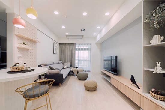 Căn hộ 2 phòng ngủ phong cách nhẹ nhàng, trang nhã nhưng cực kỳ sang trọng của cặp đôi mới cưới