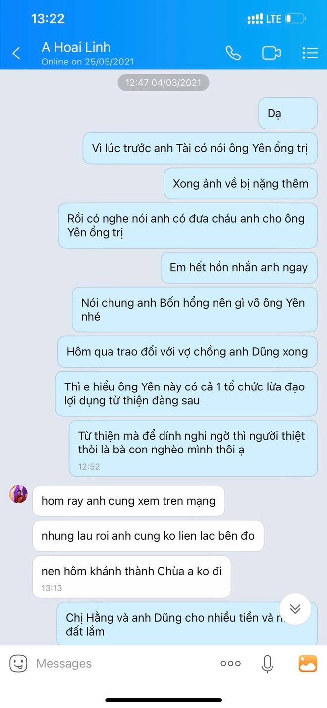 Hé lộ tin nhắn của NS Hoài Linh làm rõ quan hệ với ông Võ Hoàng Yên và thái độ khi bị vợ chồng bà Phương Hằng tố-3