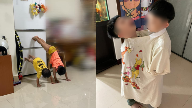 Khủng hoảng vì con nghỉ học do dịch, phụ huynh thi nhau chia sẻ ảnh phạt con úp mặt vào tường vừa buồn cười, vừa đáng yêu-4