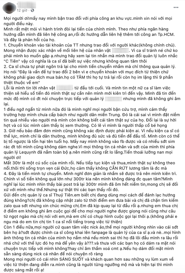 Luật sư nói về vụ khán giả chuyển nhầm 30 triệu cho Thuỷ Tiên: Về mặt pháp lý, e là không có đủ căn cứ để đòi tiền lại-1