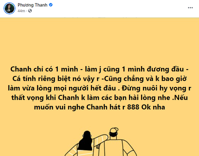 Trước giờ livestream thanh lọc” Vbiz, Phương Thanh lại vừa có chia sẻ đầu tiên-2