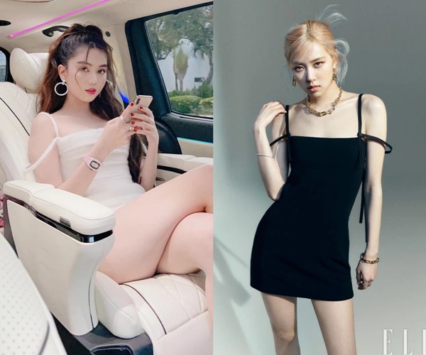 Ngọc Trinh đã vài lần đụng hàng Rosé: Sexy ngút ngàn, khoe 3 vòng căng đét đấy nhưng liệu có bị lép vế?-6